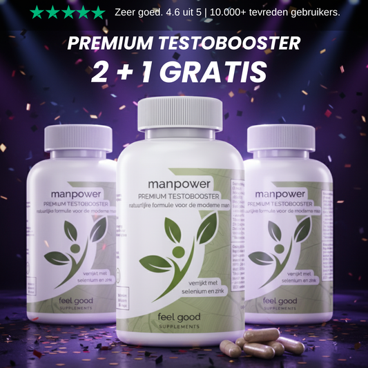 Manpower – Verhoogt de Testosteron binnen 30 dagen.